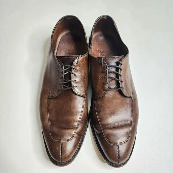 Allen Edmonds Delray Split Toe Lace‎ Up Oxfords Vero Cuoio Super Prime Size 11 D main image 4